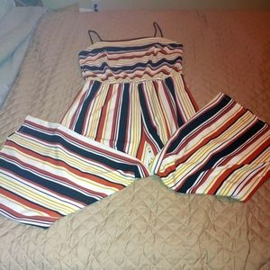 Vibe brand Wide-leg Stripe Jumpsuit